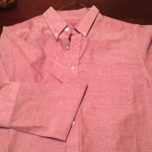 Red tented dress shirt size 18 boys